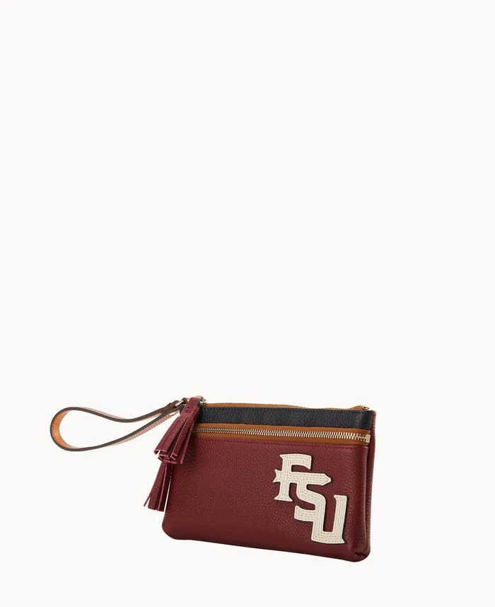 Dooney and Bourke Wallets Collegiate Florida State Double Zip Wristlet Florida State 8211 WomenMen Dooney and Bourke Wallets Collegiate Florida State Double Zip Wristlet Florida State 8211 WomenMen