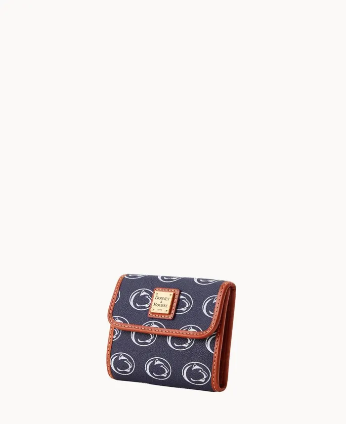 Dooney and Bourke Wallets Collegiate Penn State University Flap Credit Card Wallet Penn State 8211 WomenMen