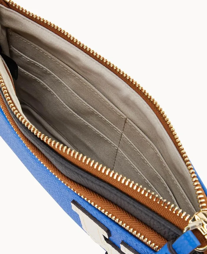 Dooney and Bourke Wallets Collegiate University Of Kentucky Double Zip Wristlet University Of Kentucky 8211 WomenMen