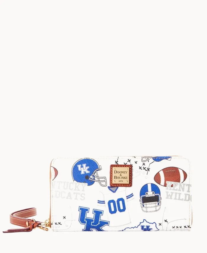 Dooney and Bourke Wallets Collegiate University Of Kentucky Large Zip Around Wristlet U Of Kentucky 8211 WomenMen Dooney and Bourke Wallets Collegiate University Of Kentucky Large Zip Around Wristlet U Of Kentucky 8211 WomenMen