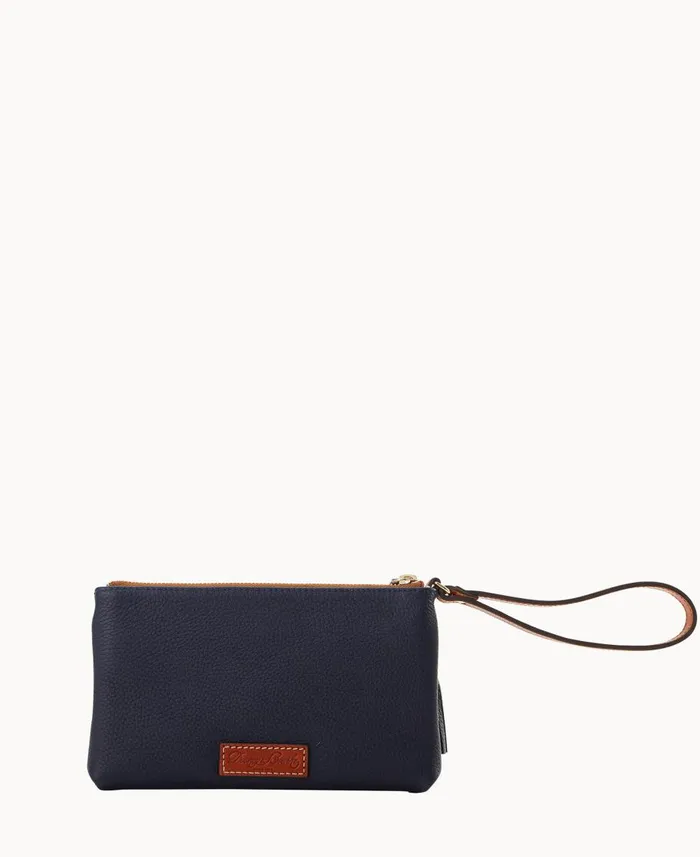 Dooney and Bourke Wallets Collegiate University Of Notre Dame Double Zip Wristlet University Of Notre Dame 8211 WomenMen