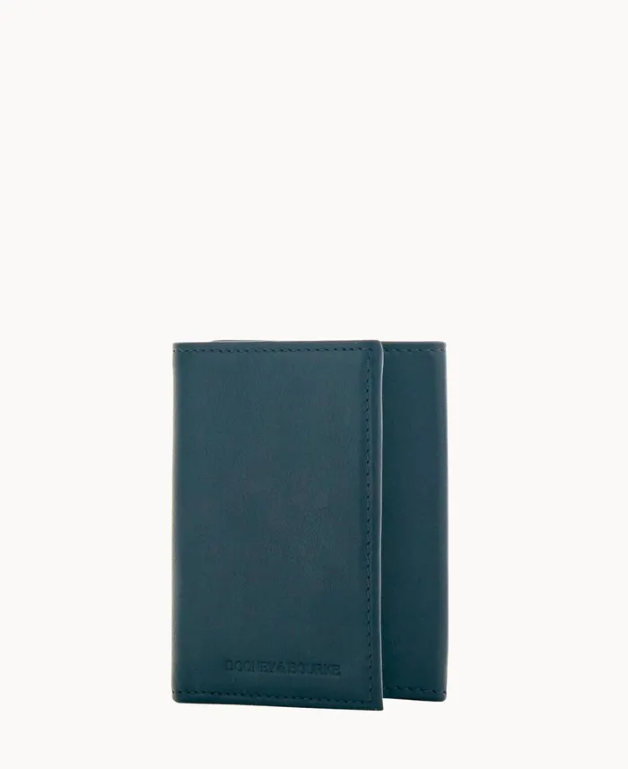 Dooney and Bourke Wallets Florentine Trifold Wallet Black 8211 WomenMen