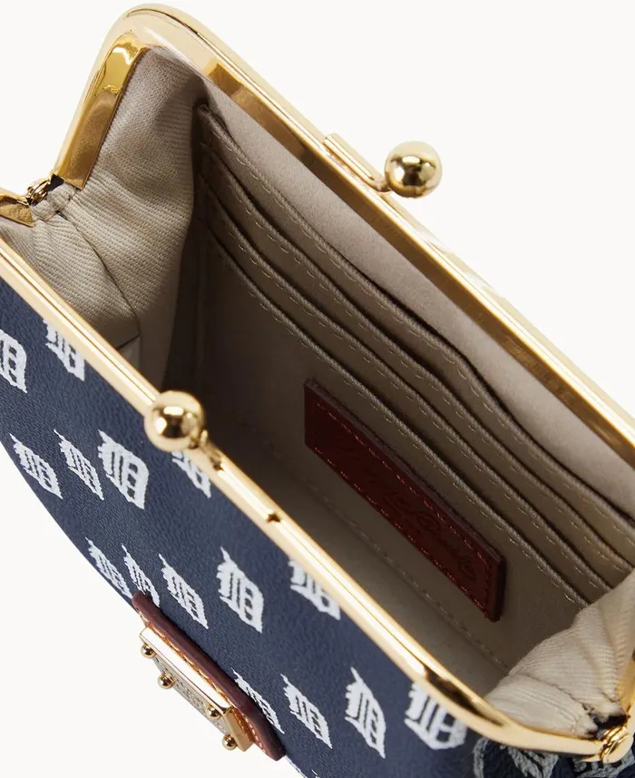 Dooney and Bourke Wallets MLB Tigers Large Framed Purse Tigers 8211 WomenMen