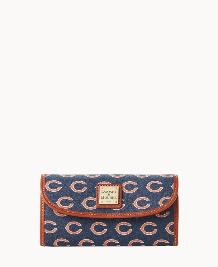 Dooney and Bourke Wallets NFL Bears Continental Clutch Bears 8211 WomenMen