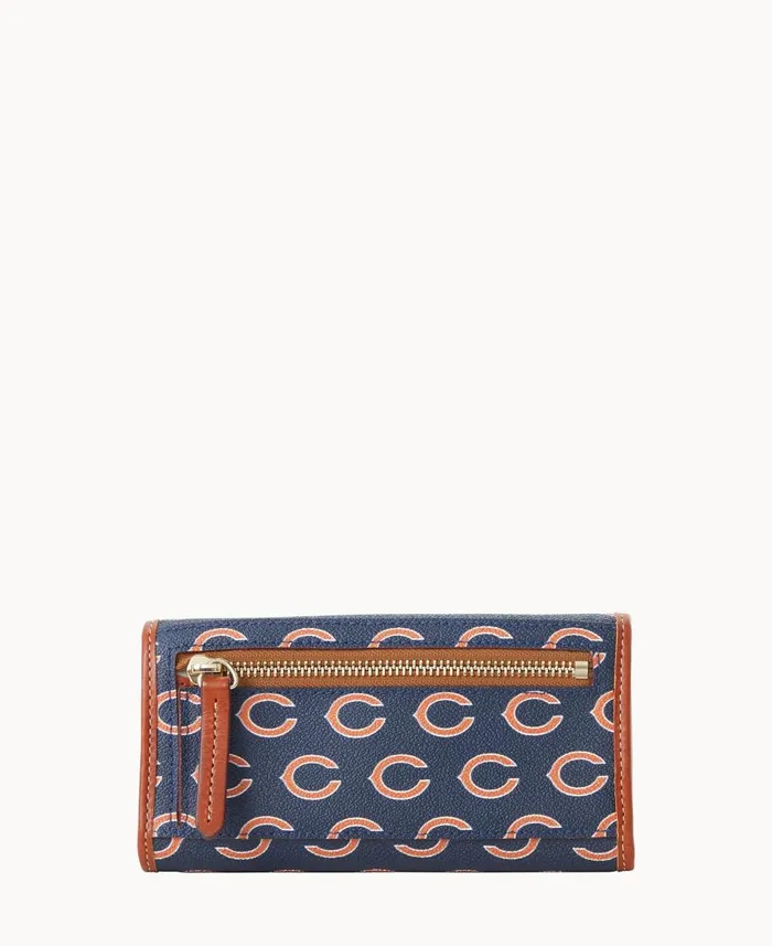 Dooney and Bourke Wallets NFL Bears Continental Clutch Bears 8211 WomenMen