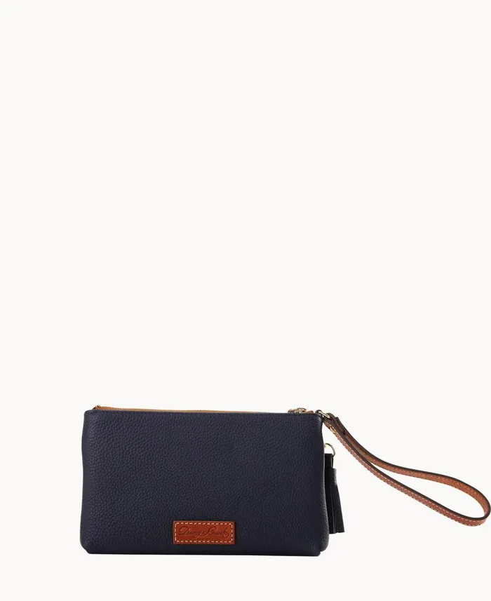 Dooney and Bourke Wallets NFL Broncos Double Zip Wristlet Broncos 8211 WomenMen Dooney and Bourke Wallets NFL Broncos Double Zip Wristlet Broncos 8211 WomenMen