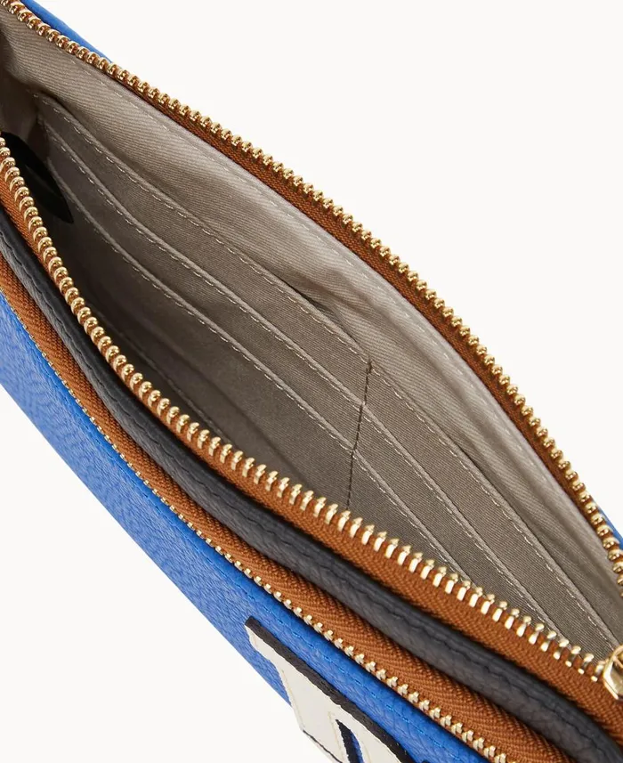 Dooney and Bourke Wallets NFL Giants Double Zip Wristlet Giants 8211 WomenMen Dooney and Bourke Wallets NFL Giants Double Zip Wristlet Giants 8211 WomenMen