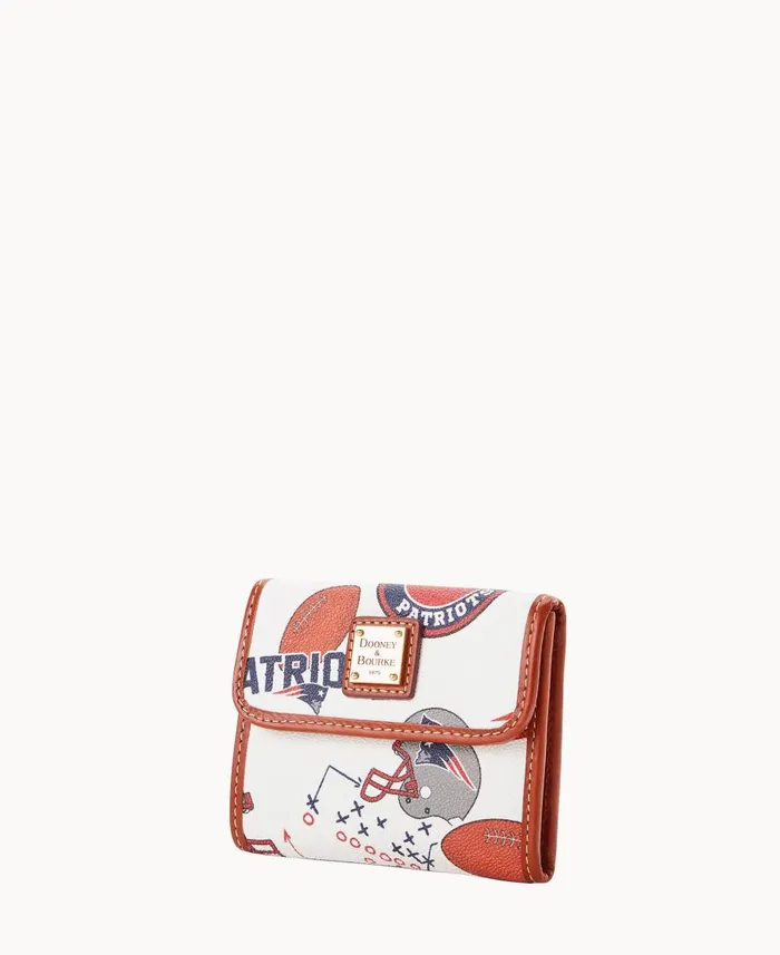 Dooney and Bourke Wallets NFL Patriots Flap Credit Card Wallet New England Patriots 8211 WomenMen Dooney and Bourke Wallets NFL Patriots Flap Credit Card Wallet New England Patriots 8211 WomenMen