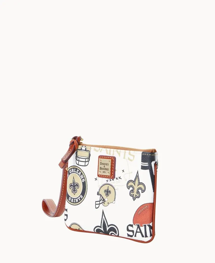 Dooney and Bourke Wallets NFL Saints Stadium Wristlet Saints 8211 WomenMen