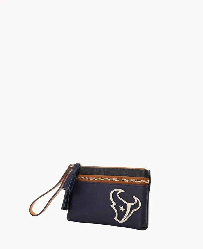 Dooney and Bourke Wallets NFL Texans Double Zip Wristlet Texans 8211 WomenMen Dooney and Bourke Wallets NFL Texans Double Zip Wristlet Texans 8211 WomenMen