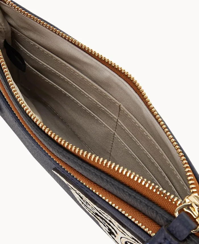 Dooney and Bourke Wallets NFL Titans Double Zip Wristlet Titans 8211 WomenMen Dooney and Bourke Wallets NFL Titans Double Zip Wristlet Titans 8211 WomenMen