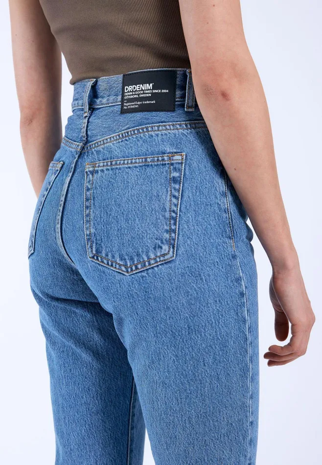 Dr Denim Mom Jeans Women Nora 8211 Stream Sky Retro Stream Sky Retro