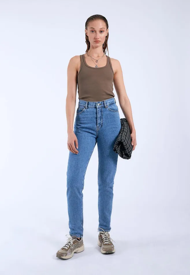 Dr Denim Mom Jeans Women Nora 8211 Stream Sky Retro Stream Sky Retro