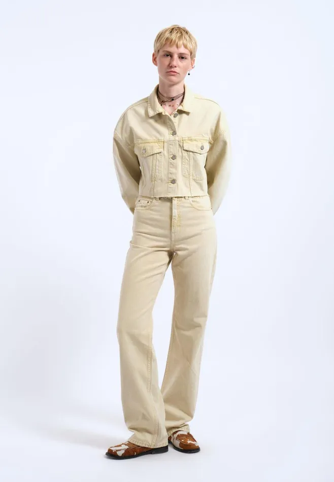 Dr Denim Outerwear Women Sandi Jacket 8211 Buff Yellow Buff Yellow