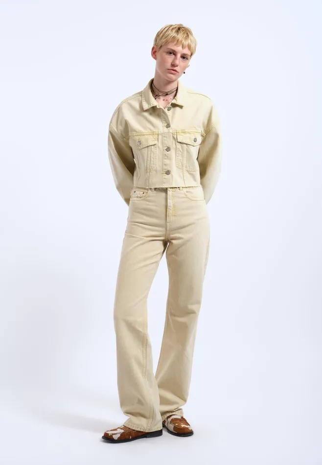 Dr Denim Outerwear Women Sandi Jacket 8211 Buff Yellow Buff Yellow