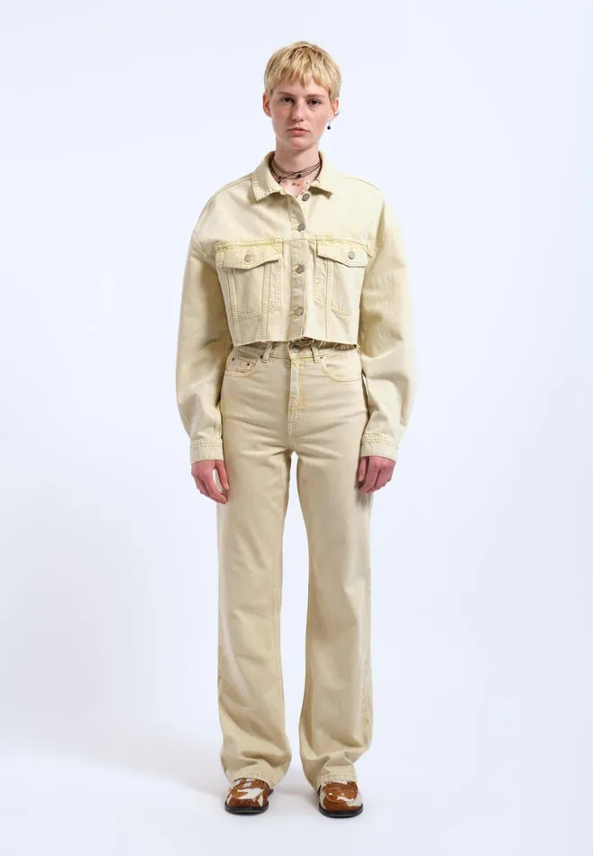 Dr Denim Outerwear Women Sandi Jacket 8211 Buff Yellow Buff Yellow
