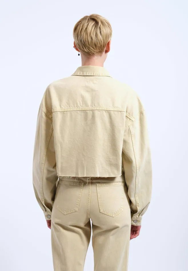 Dr Denim Outerwear Women Sandi Jacket 8211 Buff Yellow Buff Yellow