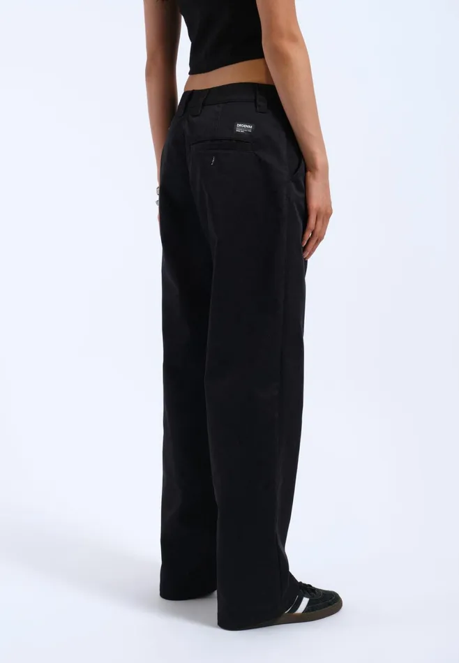 Dr Denim Pants Women Hill Pants 8211 Black Black