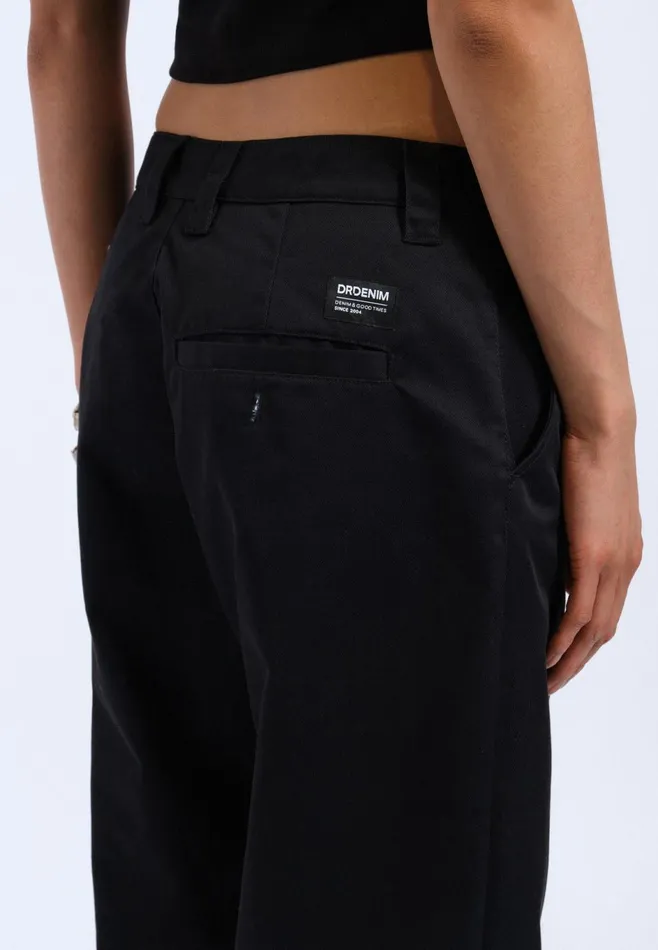 Dr Denim Pants Women Hill Pants 8211 Black Black