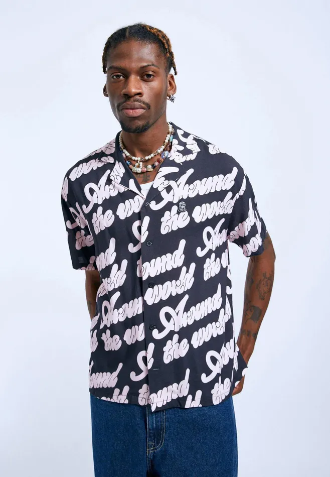 Dr Denim Shirts Women Madi Shirt 8211 Off Black Around AOP Off Black Around Aop Dr Denim Shirts Women Madi Shirt 8211 Off Black Around AOP Off Black Around Aop