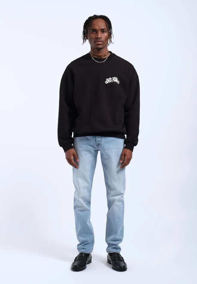 Dr Denim Sweatshirts and Hoodies Women Kenan Sweatshirt 8211 Black Times Curve Black Times Curve