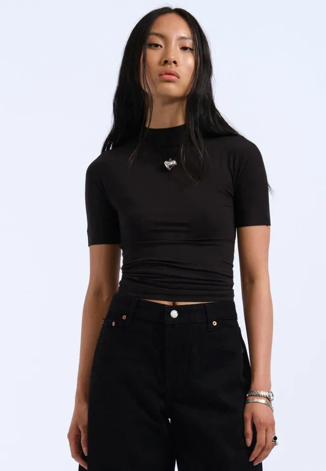 Dr Denim Tees and Tanks Women Inez Top 8211 Black Black