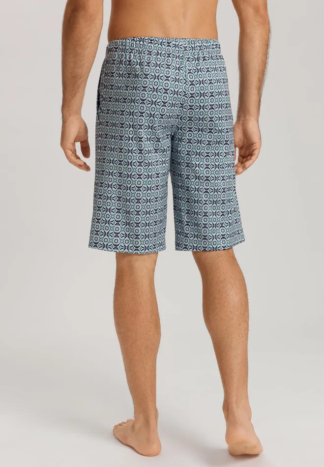 Drawstring Cotton Shorts Tinted Mosaic Men HANRO Pajama Bottoms