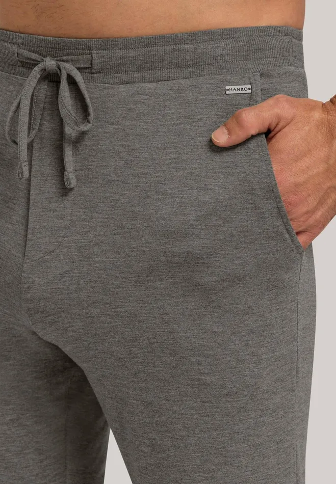 Drawstring Shorts Stone Melange Men HANRO Bottoms