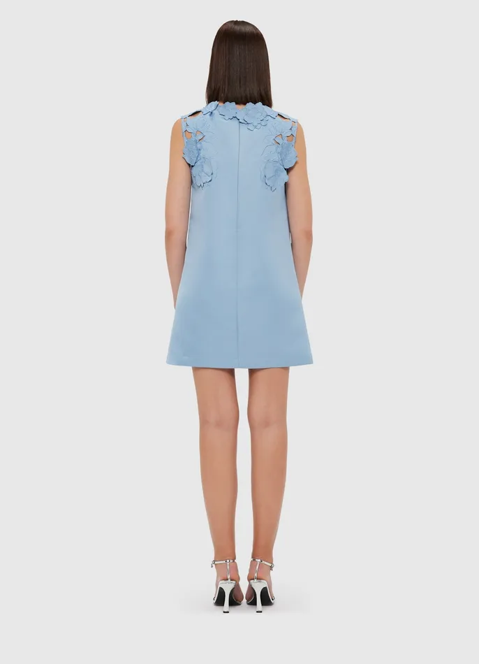 Dresses and Jumpsuits Blair Appliqu Mini Dress 8211 Powder Blue 8211 LEO LIN Women