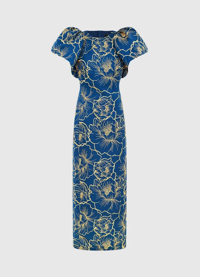 Dresses and Jumpsuits LEO LIN Women Lucinda Maxi Dress 8211 Marine Blue