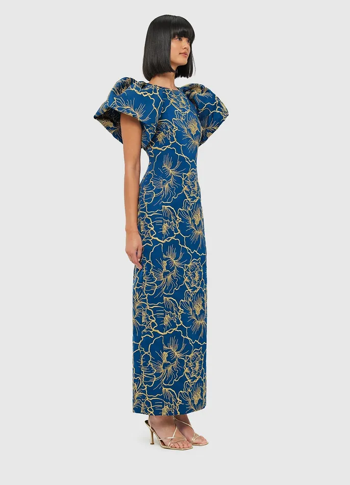 Dresses and Jumpsuits LEO LIN Women Lucinda Maxi Dress 8211 Marine Blue