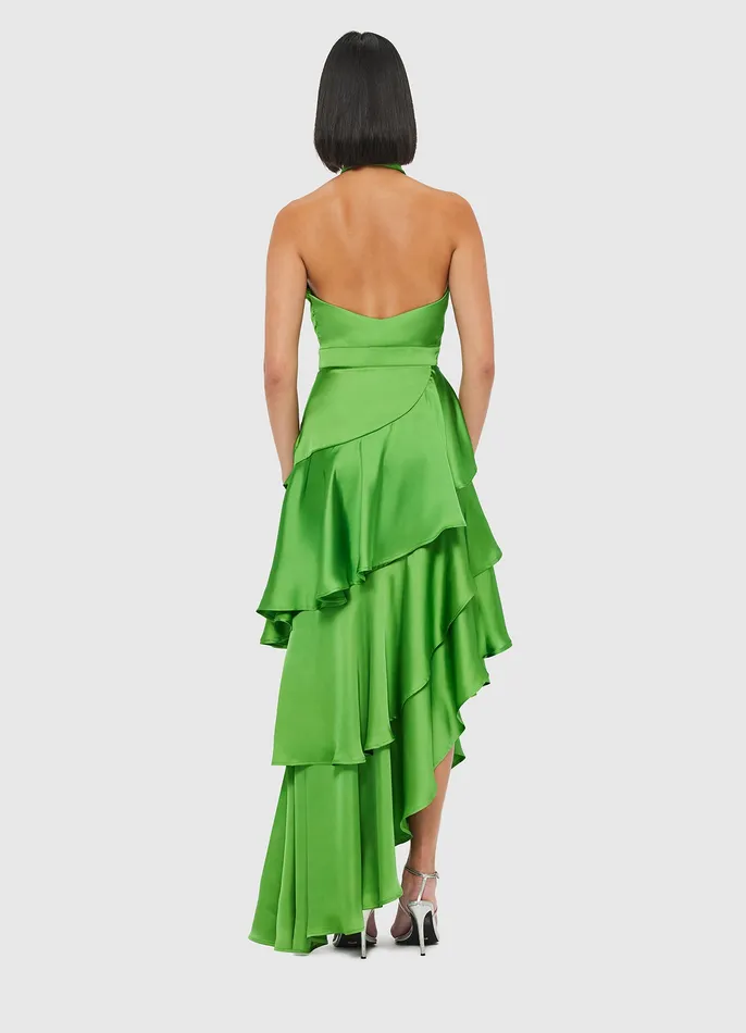 Dresses and Jumpsuits LEO LIN Women Naomi Asymmetric Halterneck Dress 8211 Tropical