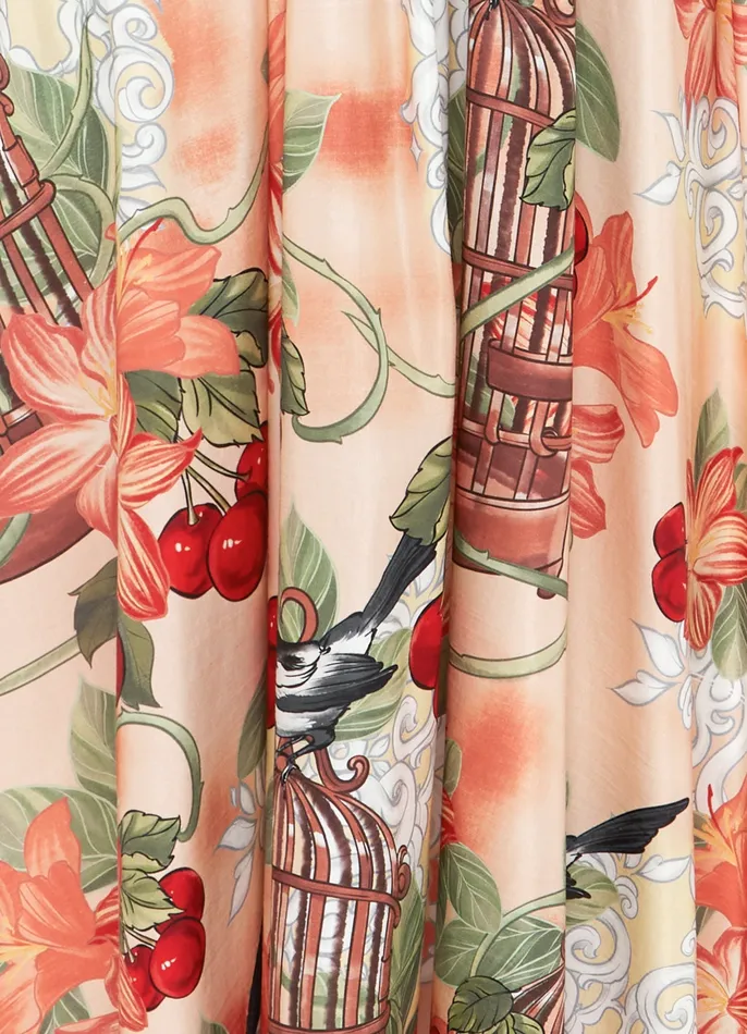 Dresses and Jumpsuits Nellie Midi Dress 8211 Azalea Print in Fortune 8211 LEO LIN Women
