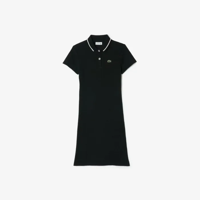 Dresses and Skirts Kids Lacoste Kids039 Ribbed Knit Polo Dress Black White Kbr Dresses and Skirts Kids Lacoste Kids039 Ribbed Knit Polo Dress Black White Kbr
