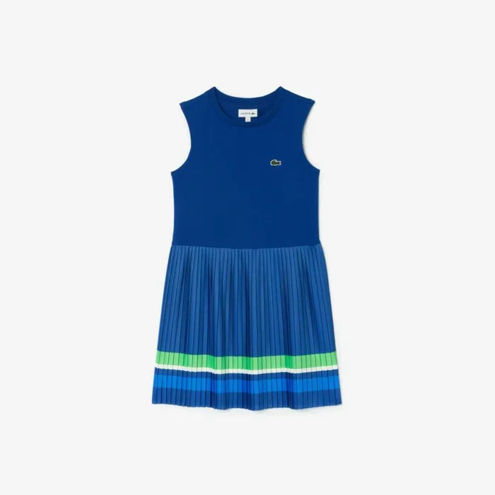 Dresses and Skirts Kids Lacoste Kids039 Sleeveless Pleat Skirt Dress Navy Blue White Y1v Dresses and Skirts Kids Lacoste Kids039 Sleeveless Pleat Skirt Dress Navy Blue White Y1v