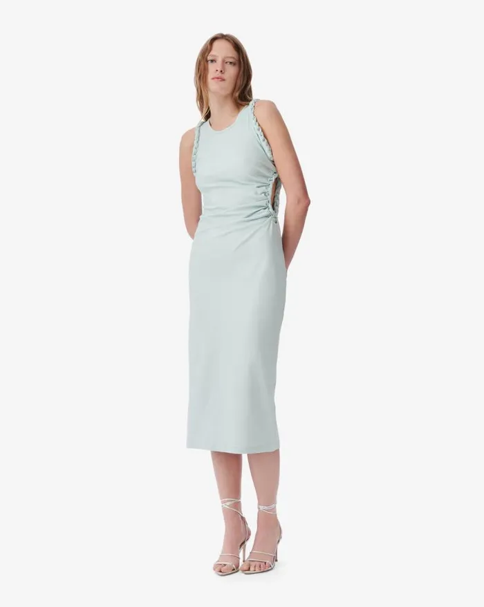 Dresses Women IRO AMEL CUTOUT JERSEY MIDI DRESS