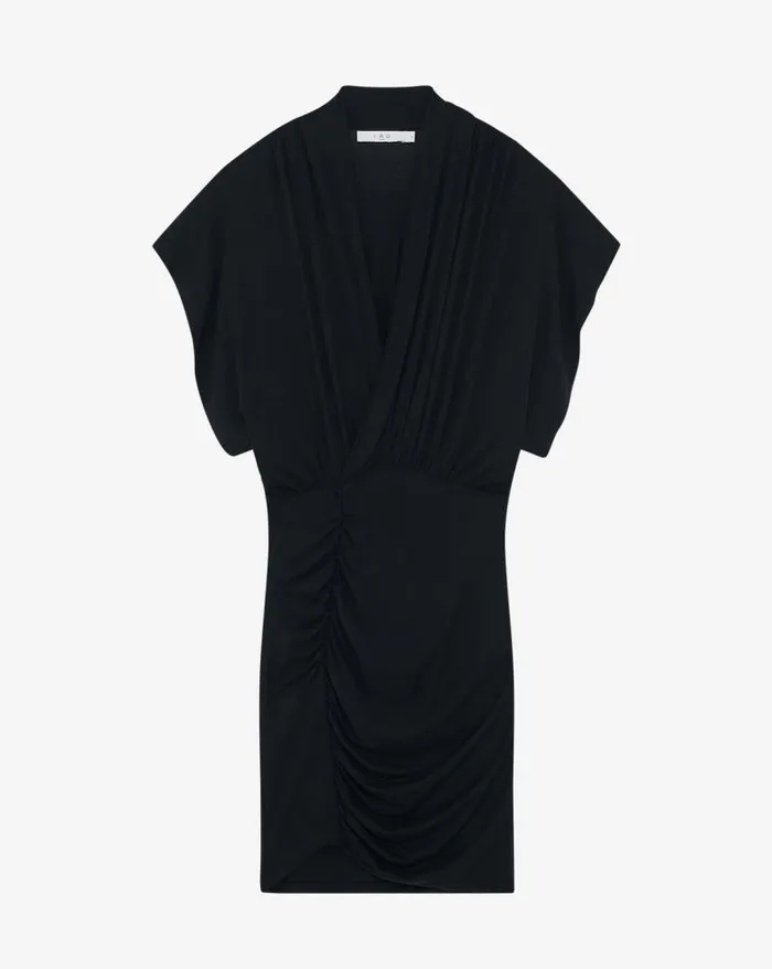 Dresses Women IRO BERTILLE JERSEY VNECK MINI DRESS