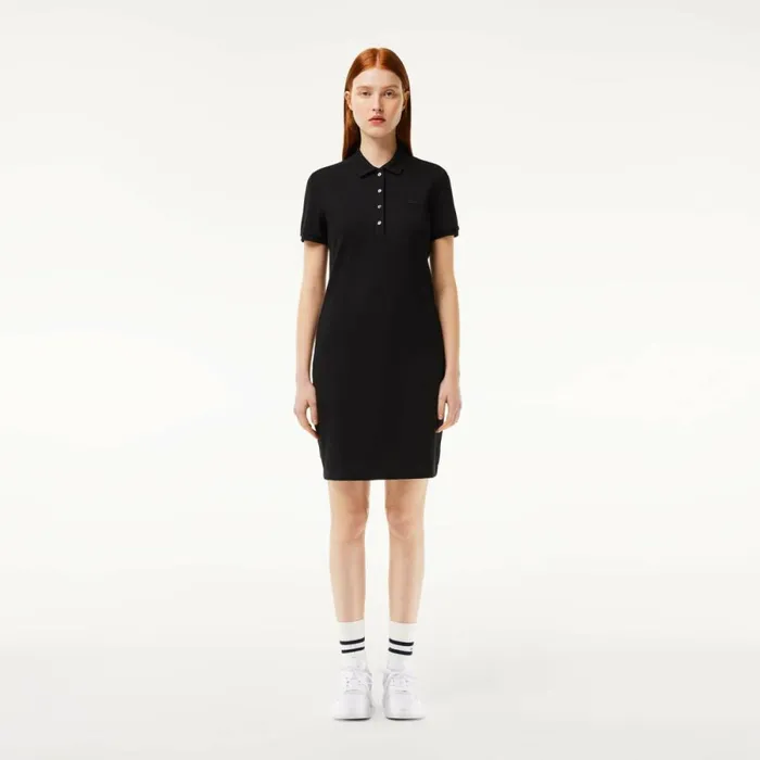 Dresses Women Lacoste Women039s Slim Fit Stretch Cotton Piqu Polo Dress Black 031 Dresses Women Lacoste Women039s Slim Fit Stretch Cotton Piqu Polo Dress Black 031