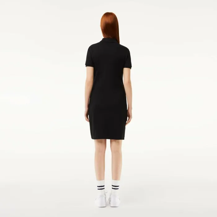 Dresses Women Lacoste Women039s Slim Fit Stretch Cotton Piqu Polo Dress Black 031