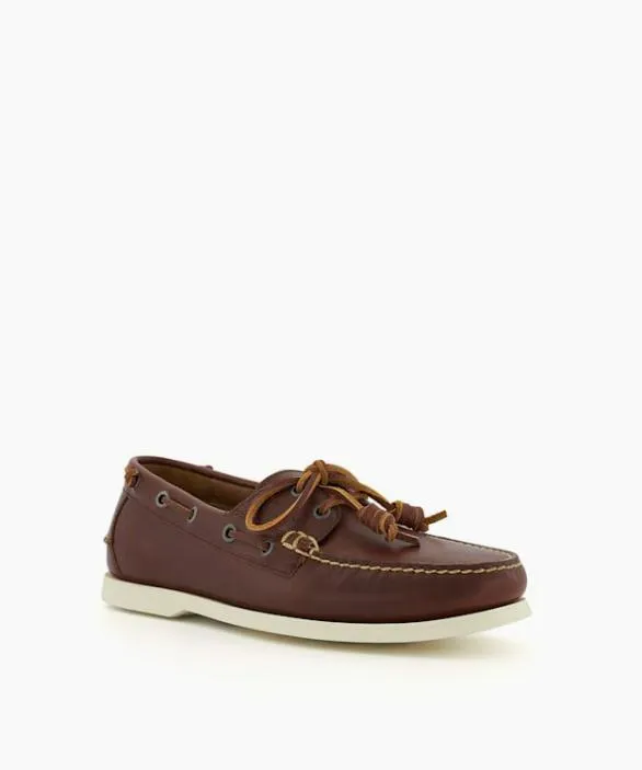 Dune London Boat Shoes Men Merton Slip On Tan Leather Boat Shoes Brown