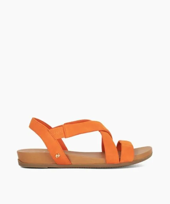 Dune London Flat Sandals Women Landies Orange Flat Sandals Orange