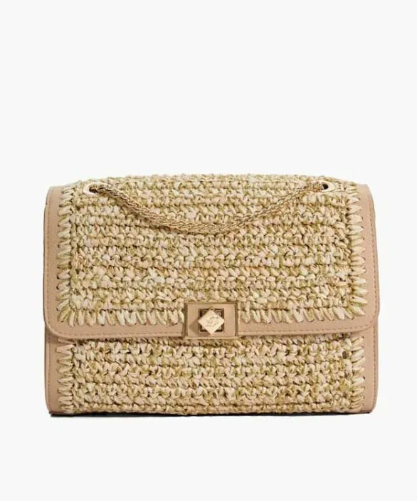 Dune London Handbags Women Delphinium Blush Lurex Thread Raffia Shoulder Bag Neutral Dune London Handbags Women Delphinium Blush Lurex Thread Raffia Shoulder Bag Neutral