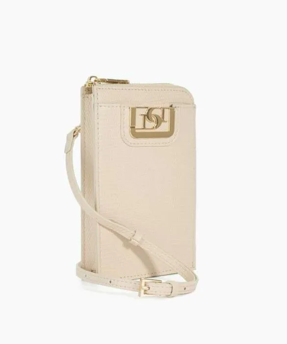 Dune London Handbags Women Standing Ecru Logo Mirror Zip Purse Neutral