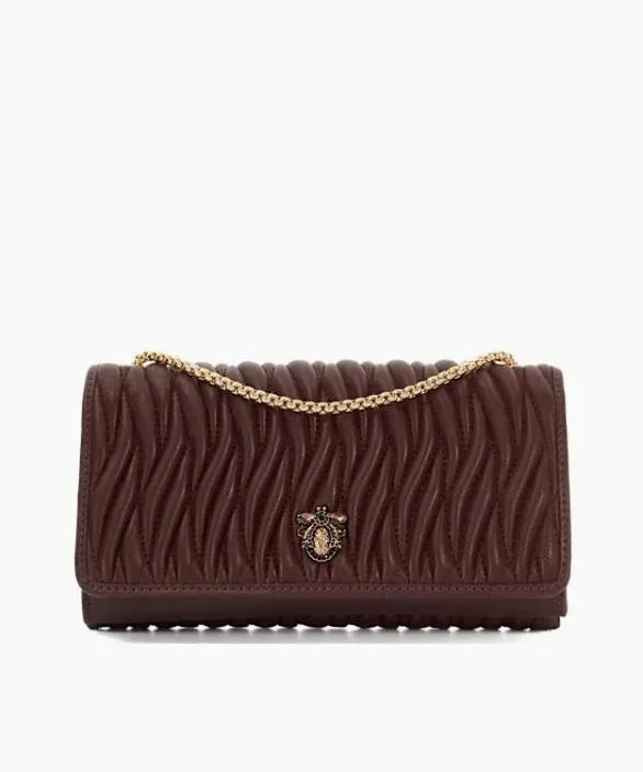 Dune London Leather Bags Women Strong Burgundy Quilted Leather Cross Body Bag Red Dune London Leather Bags Women Strong Burgundy Quilted Leather Cross Body Bag Red