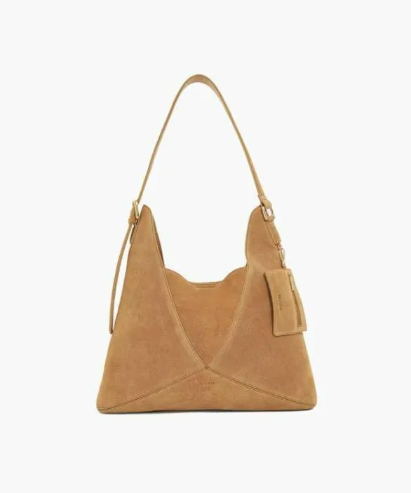 Dune London Tote Bags Women Dearest Tan Suede Tote Brown