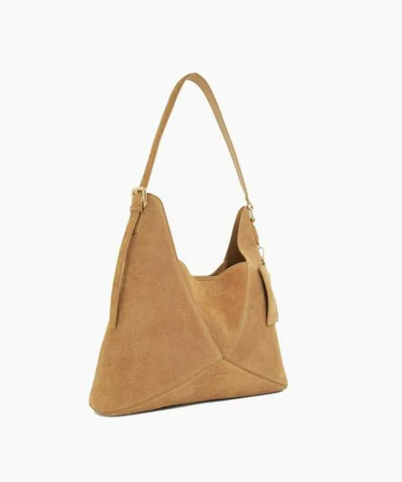 Dune London Tote Bags Women Dearest Tan Suede Tote Brown