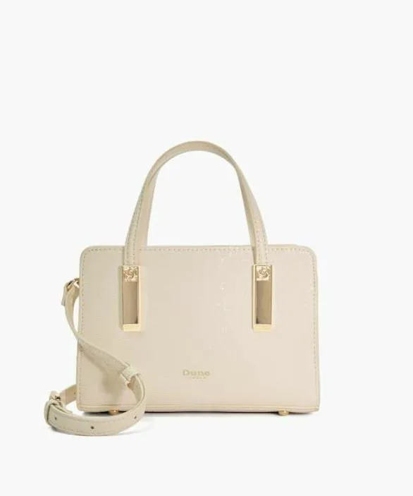 Dune London Tote Bags Women Dinkydenbeigh Ecru Small Tote Bag Neutral Synthetic Dune London Tote Bags Women Dinkydenbeigh Ecru Small Tote Bag Neutral Synthetic