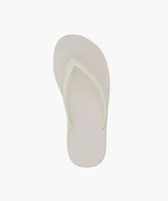 Dune London White Sandals Women Iqushion White Wedge Flip Flop Black
