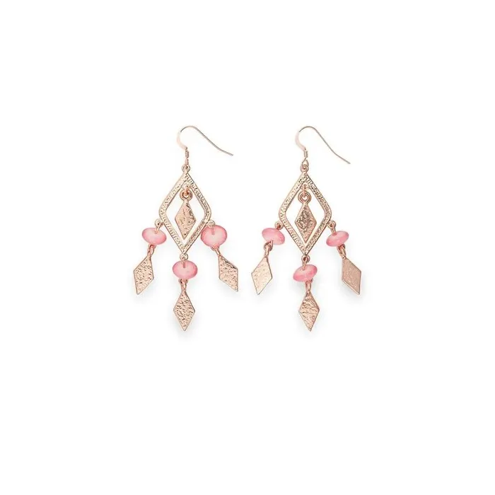 Earrings Women Alex And Ani Coral Spearhead Earrings Shiny Rose Gold