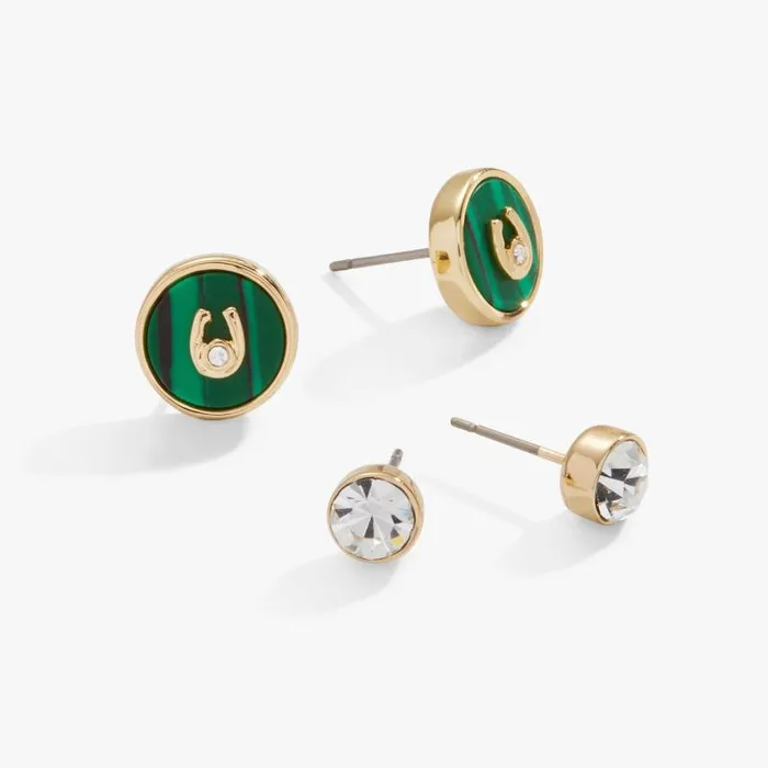 Earrings Women Alex And Ani Horseshoe Crystal Earring Set Reconstituted Malachite Gold Earrings Women Alex And Ani Horseshoe Crystal Earring Set Reconstituted Malachite Gold